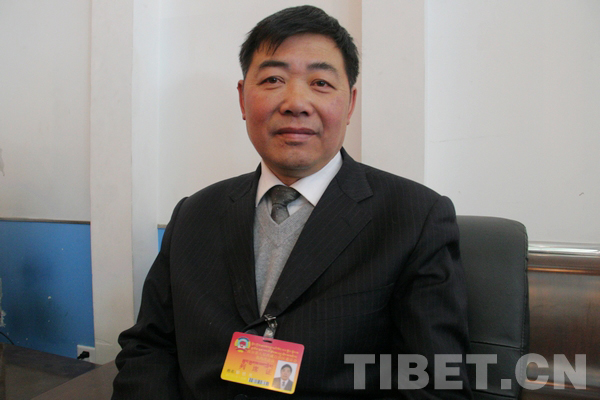 西藏政协副秘书长黎德勇接受本网记者专访